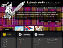 Tablet Screenshot of lubomirvanek.cz